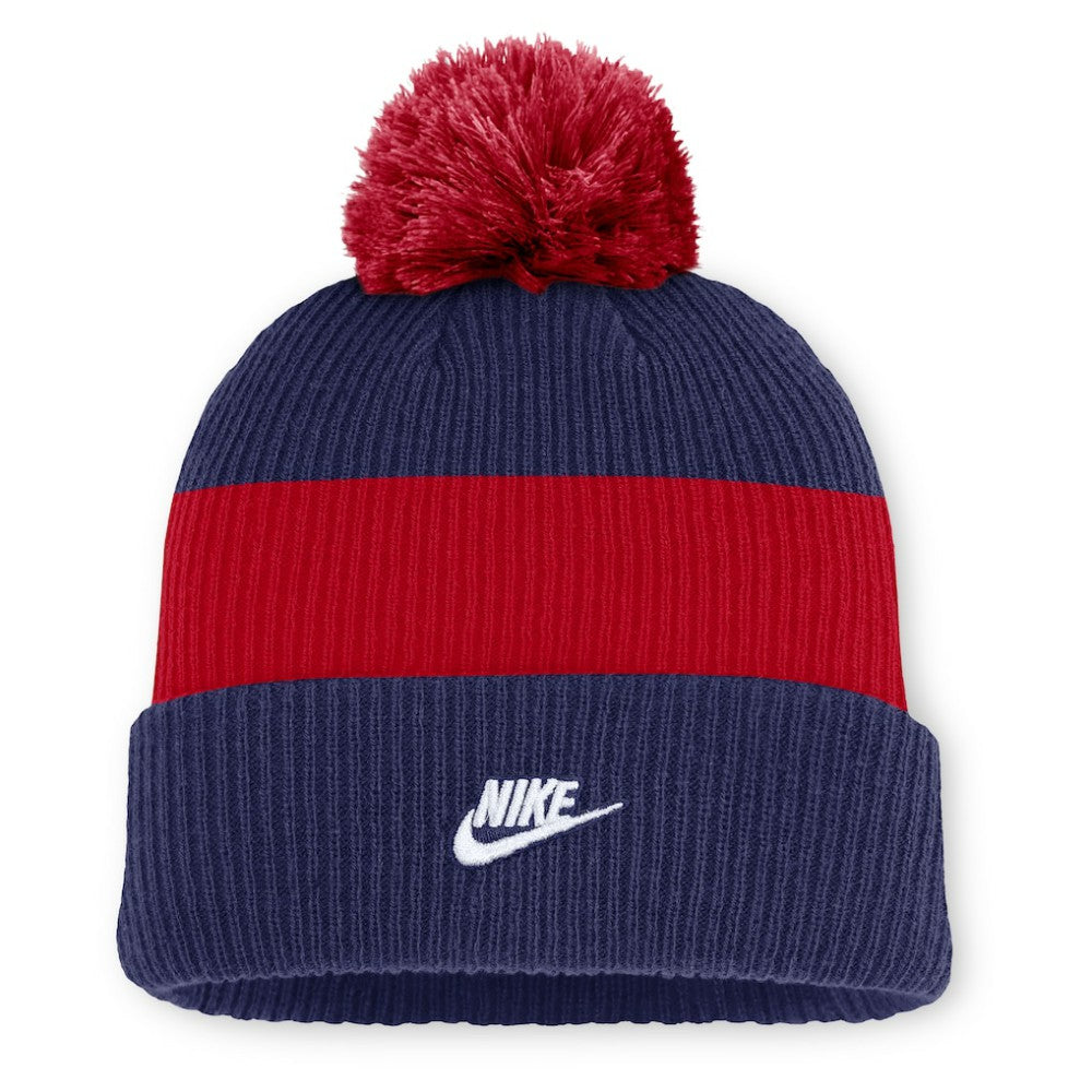Atlanta Braves Nike Cooperstown Collection Peak Standard Cuffed Knit Hat with Pom Sale