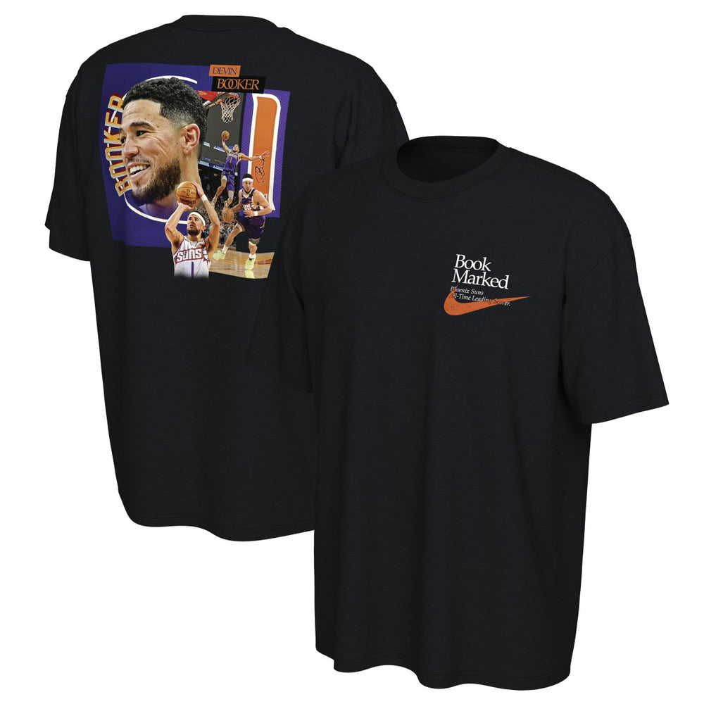 Nike Devin Booker Phoenix Suns Unisex All-Time Scoring Leader T-Shirt Black