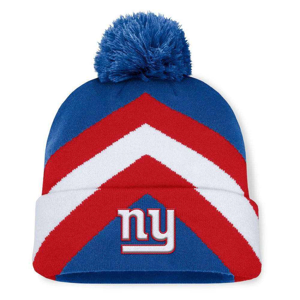 New York Giants Women's Cornerback Cuffed Knit Hat with Pom - Royal - Fanatics
