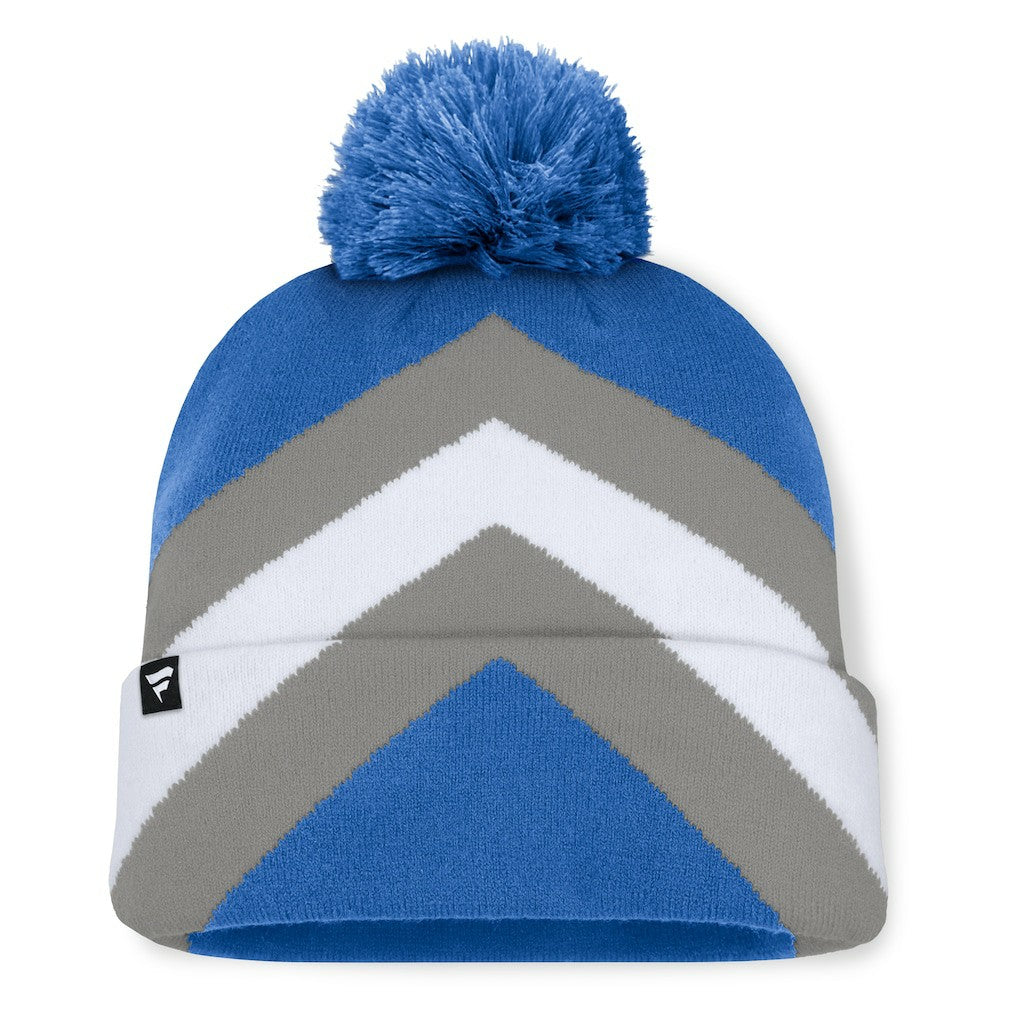 Detroit Lions Women's Cornerback Cuffed Knit Hat with Pom - Blue - Fanatics