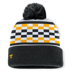 Pittsburgh Steelers Women's End Zone Cuffed Knit Hat with Pom - Black - Fanatics