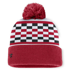 San Francisco 49ers Women's End Zone Cuffed Knit Hat with Pom - Scarlet - Fanatics