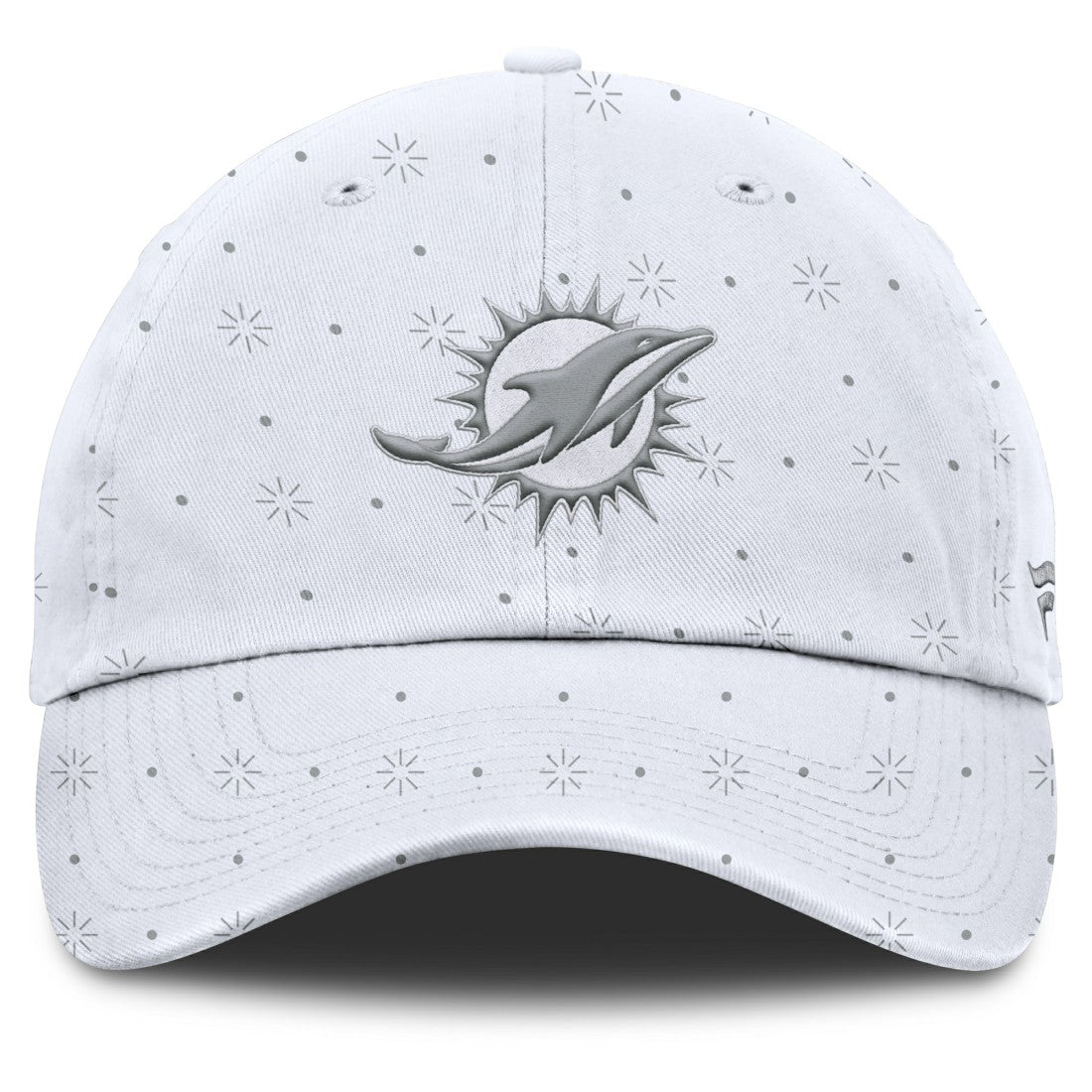 Miami Dolphins Women's Neutral Zone Adjustable Hat - White - Fanatics