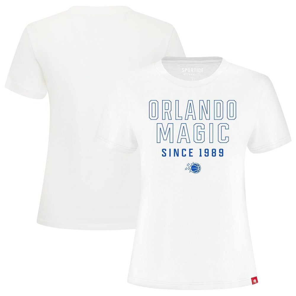 Orlando Magic Sportiqe Women's Arcadia Premium T-Shirt White