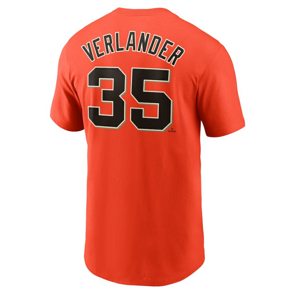 Justin Verlander San Francisco Giants Nike Fuse Name & Number T-Shirt Outlet