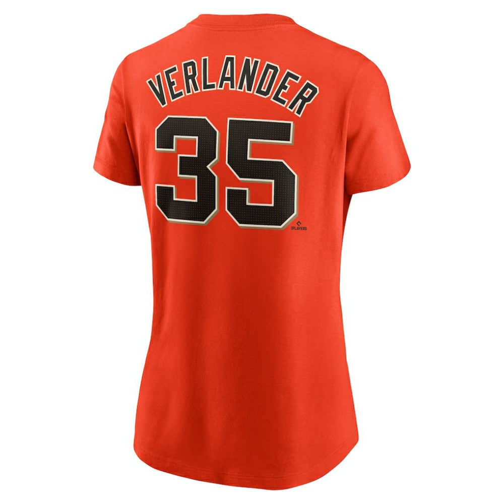 Justin Verlander San Francisco Giants Nike Women's Cooperstown Collection Fuse Name & Number T-Shirt Outlet