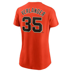 Justin Verlander San Francisco Giants Nike Women's Cooperstown Collection Fuse Name & Number T-Shirt Outlet