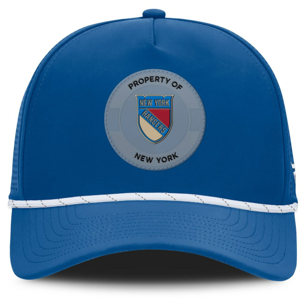 New York Rangers Fanatics Centennial Authentic Pro Pinched Front Adjustable Hat - Blue | Fanatics online