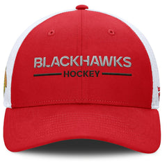 Chicago Blackhawks Fanatics Centennial Adjustable Trucker Hat - Red/White | Fanatics discount