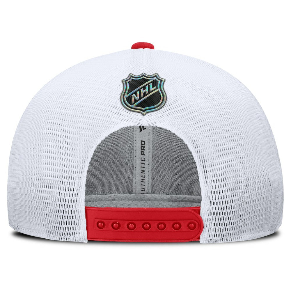 Chicago Blackhawks Fanatics Centennial Adjustable Trucker Hat - Red/White | Fanatics discount