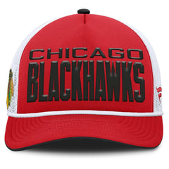 Chicago Blackhawks Fanatics Centennial Foam Front Adjustable Trucker Hat - Red/White | Fanatics discount