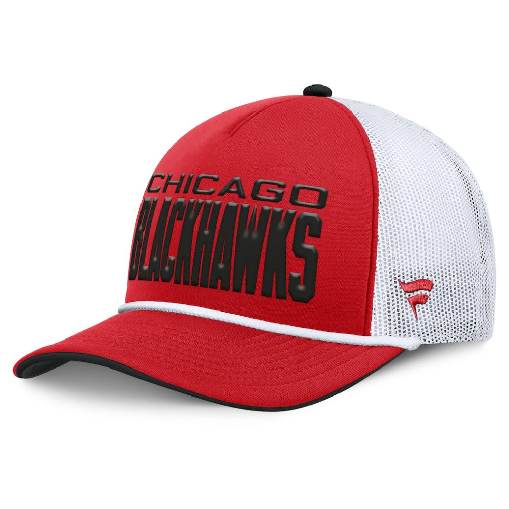 Chicago Blackhawks Fanatics Centennial Foam Front Adjustable Trucker Hat - Red/White | Fanatics discount