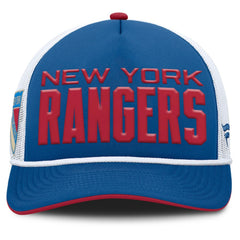 New York Rangers Fanatics Centennial Authentic Pro Foam Front Adjustable Trucker Hat - Blue/White | Fanatics Clearance