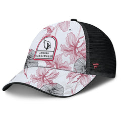 Arizona Cardinals Tropical Adjustable Trucker Hat - White/Black - Fanatics