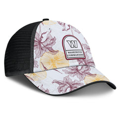 Washington Commanders Tropical Adjustable Trucker Hat - White/Black - Fanatics