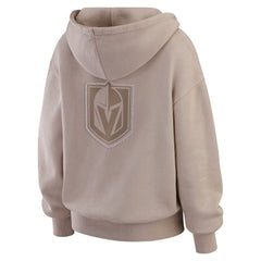 Vegas Golden Knights WEAR by Erin Andrews Women's Washed Pullover Crewdie - Tan | NHL discount