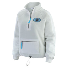 Utah Mammoth WEAR by Erin Andrews Women's Polar Fleece Quarter-Zip Jacket - Gray | NHL on sale