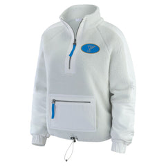St. Louis Blues WEAR by Erin Andrews Women's Polar Fleece Quarter-Zip Jacket - Gray | NHL sale