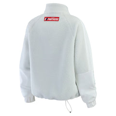 Florida Panthers WEAR by Erin Andrews Women's Polar Fleece Quarter-Zip Jacket - Gray | NHL sale