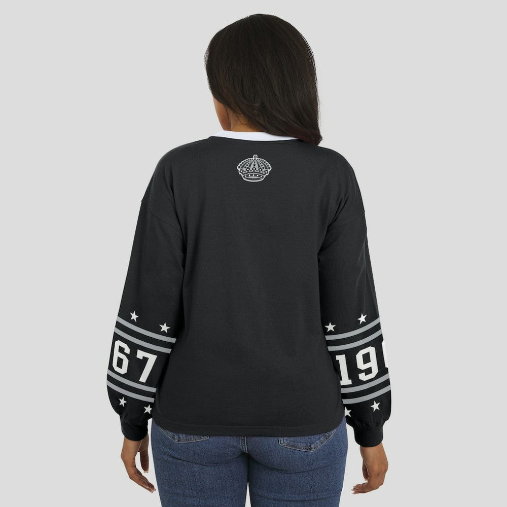 Los Angeles Kings WEAR by Erin Andrews Women's Long-Sleeve Sport T-Shirt - Black | NHL discount