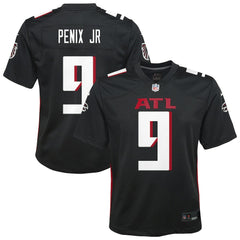 Michael Penix Jr. Atlanta Falcons Youth Team Game Jersey - Black - Nike