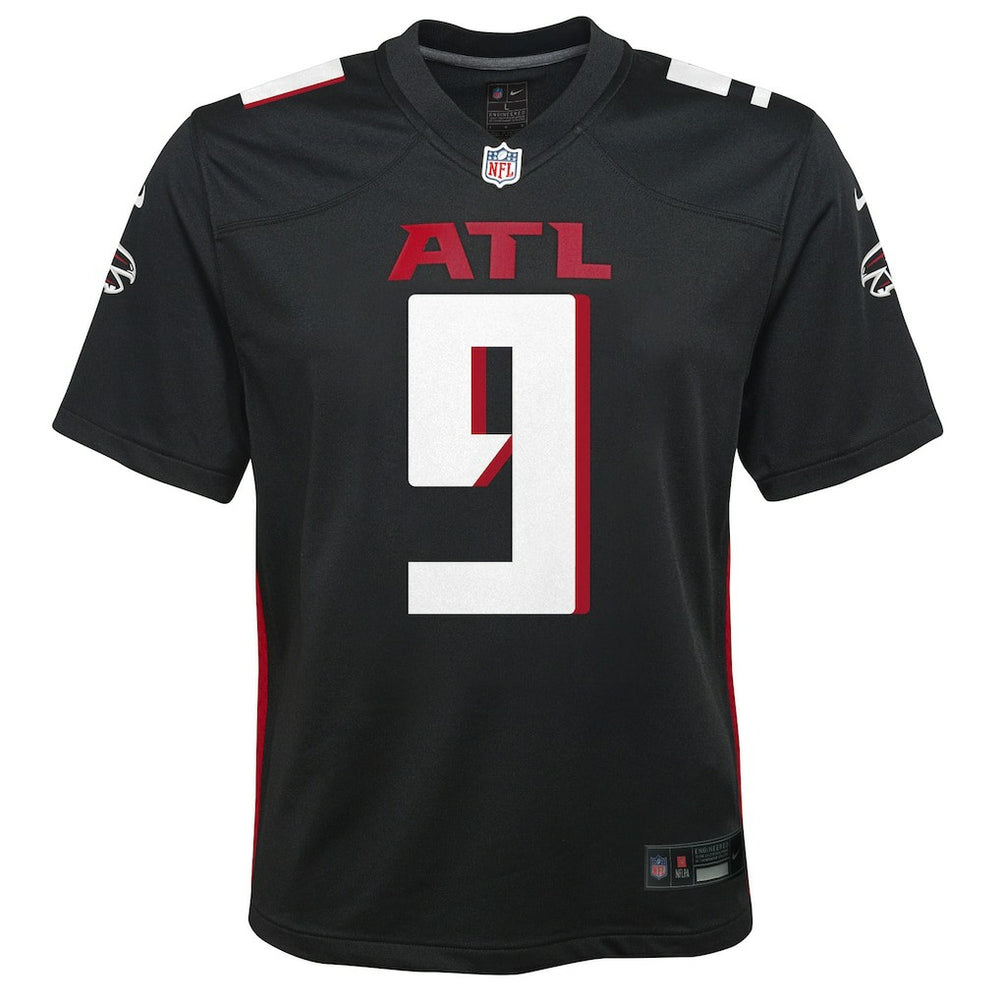 Michael Penix Jr. Atlanta Falcons Youth Team Game Jersey - Black - Nike