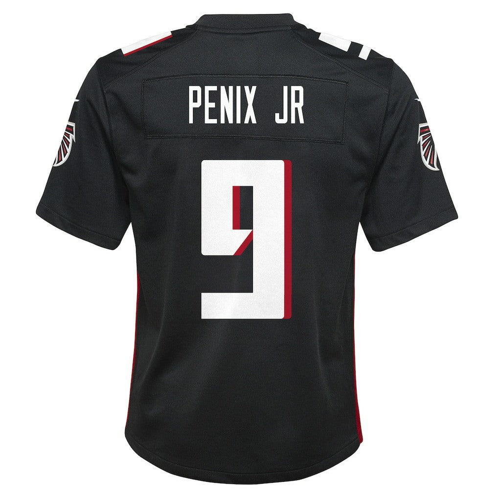 Michael Penix Jr. Atlanta Falcons Youth Team Game Jersey - Black - Nike