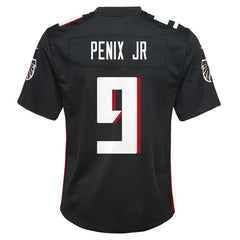 Michael Penix Jr. Atlanta Falcons Youth Team Game Jersey - Black - Nike
