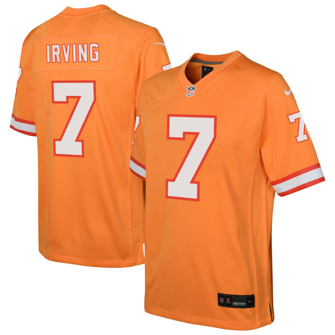 Bucky Irving Tampa Bay Buccaneers Youth Alternate Game Jersey - Orange - Nike