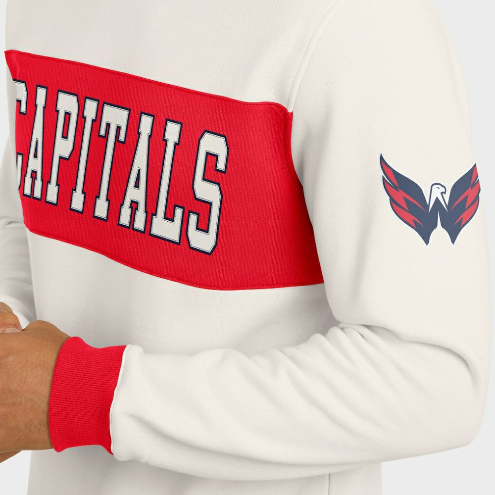 Washington Capitals Darius Rucker Collection by Fanatics Colorblock Pullover Sweatshirt - Cream | Fanatics online