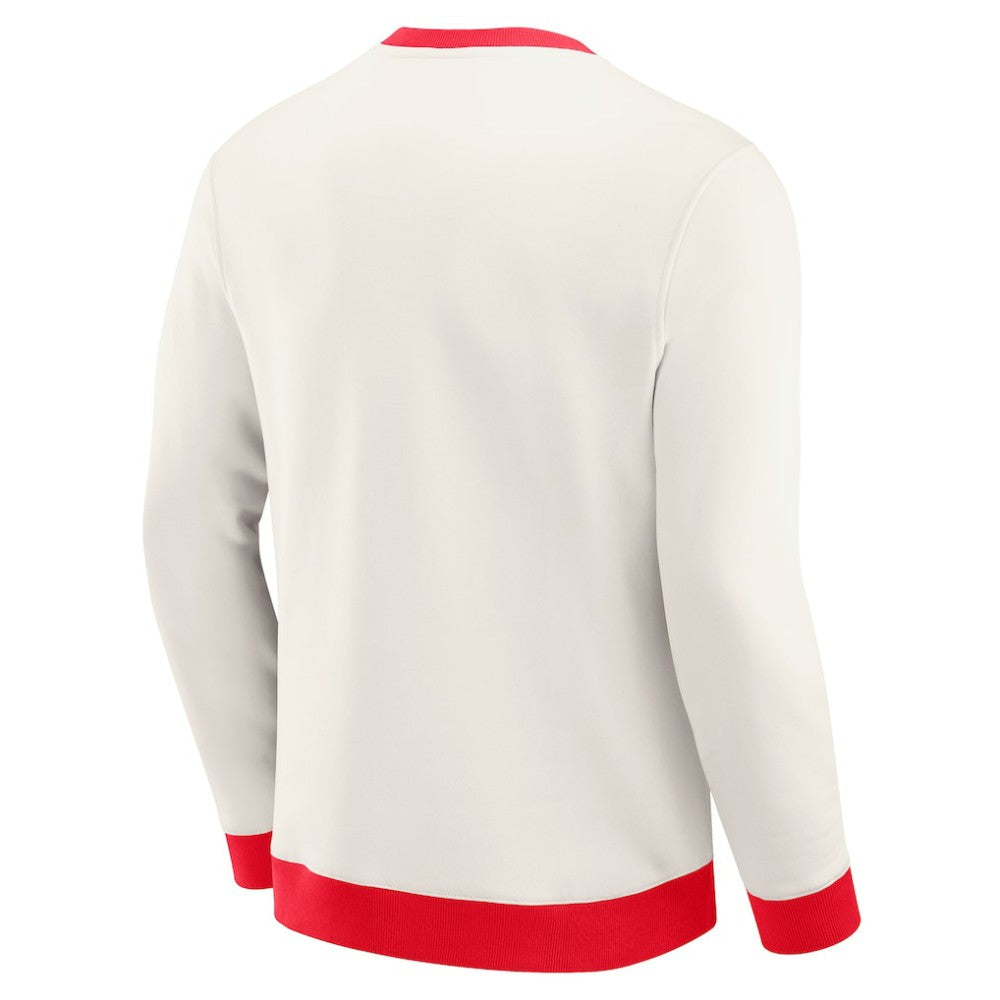 New Jersey Devils Darius Rucker Collection by Fanatics Colorblock Pullover Sweatshirt - Cream | Fanatics sale