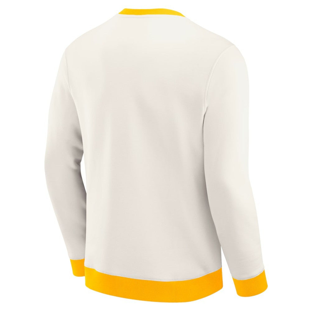 Nashville Predators Darius Rucker Collection by Fanatics Colorblock Pullover Sweatshirt - Cream | Fanatics Lifestyle