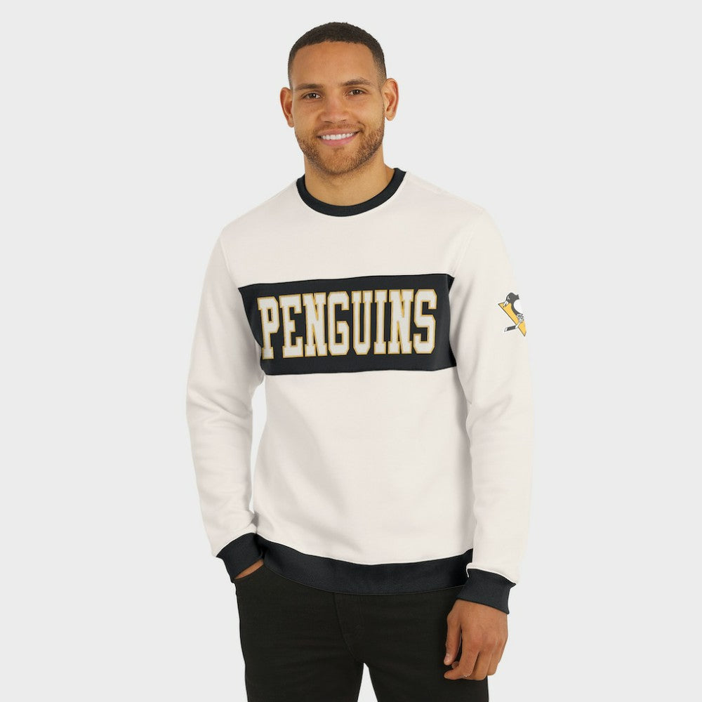 Pittsburgh Penguins Darius Rucker Collection by Fanatics Colorblock Pullover Sweatshirt - Cream | Fanatics online