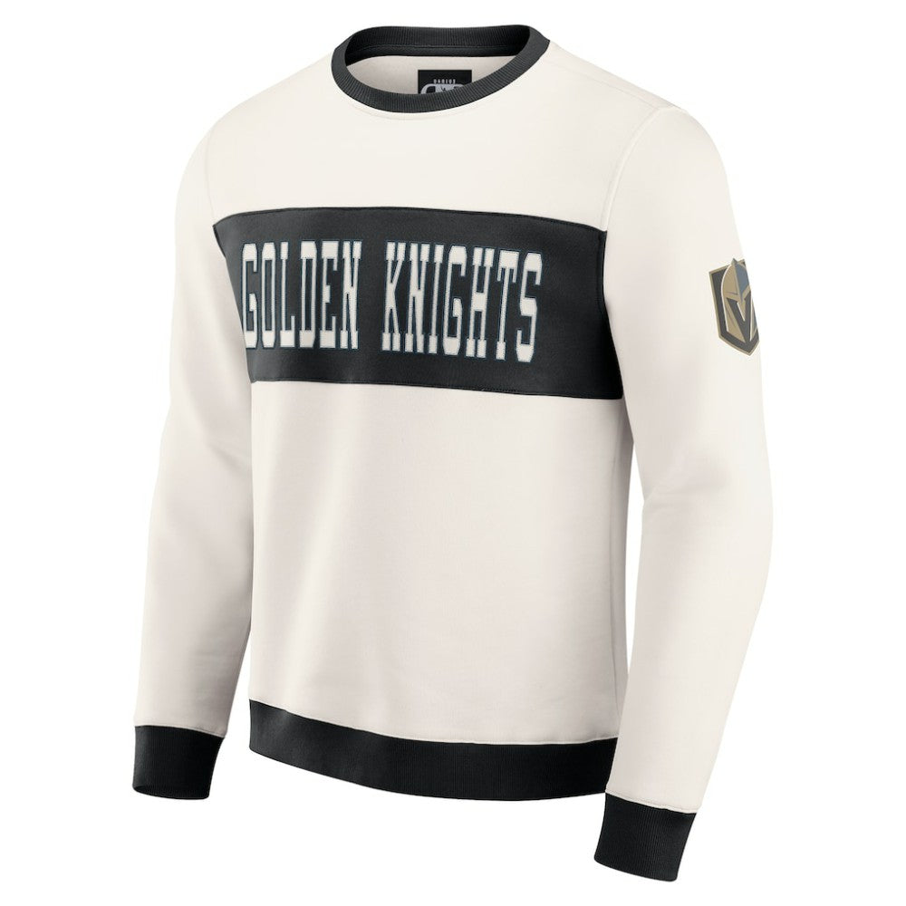 Vegas Golden Knights Darius Rucker Collection by Fanatics Colorblock Pullover Sweatshirt - Cream | Fanatics near me
