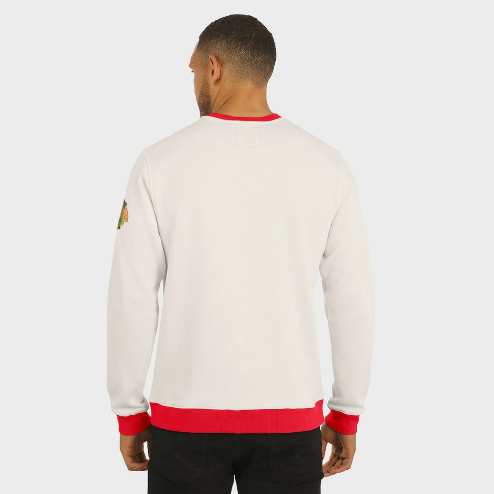 Chicago Blackhawks Darius Rucker Collection by Fanatics Colorblock Pullover Sweatshirt - Cream | Fanatics online