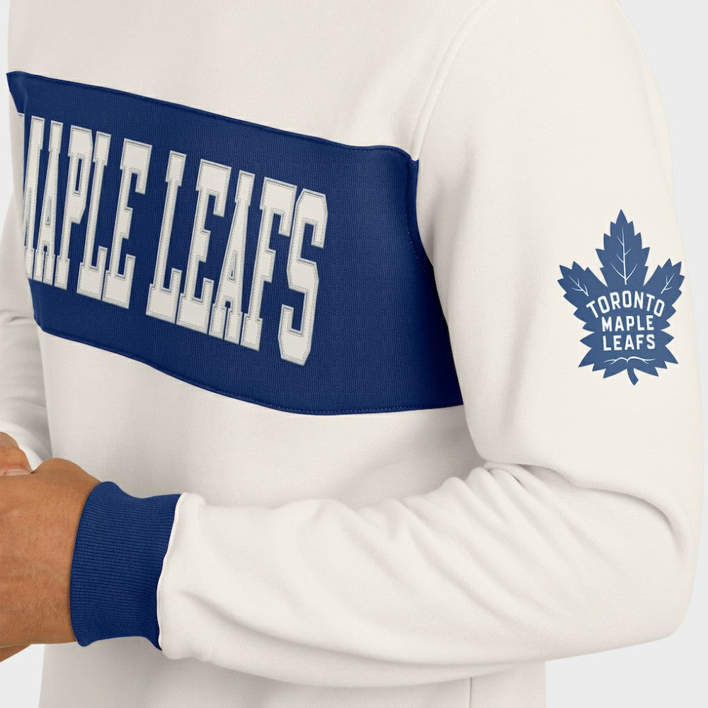 Toronto Maple Leafs Darius Rucker Collection by Fanatics Colorblock Pullover Sweatshirt - Cream | Fanatics online