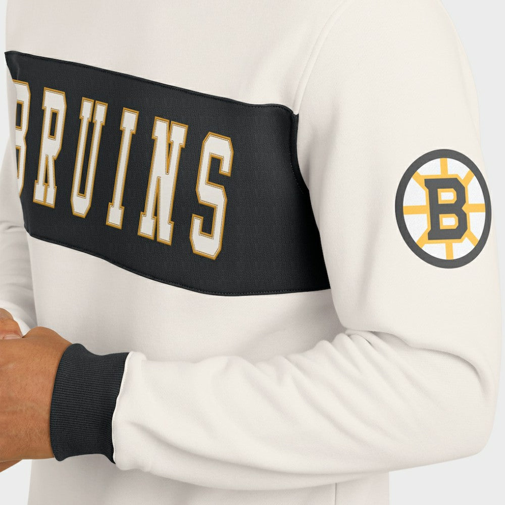 Boston Bruins Darius Rucker Collection by Fanatics Colorblock Pullover Sweatshirt - Cream | Fanatics sale