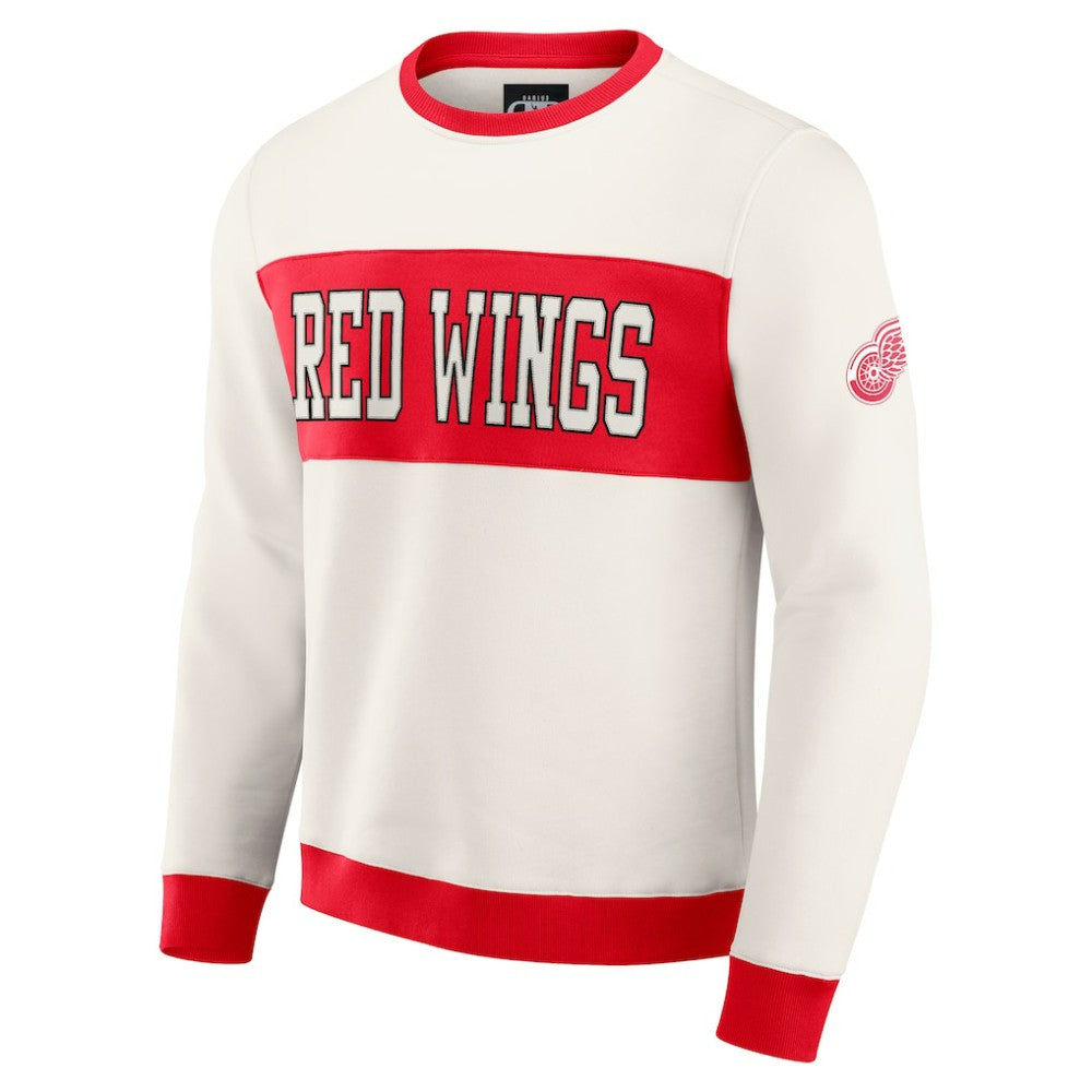 Detroit Red Wings Darius Rucker Collection by Fanatics Colorblock Pullover Sweatshirt - Cream | Fanatics near me