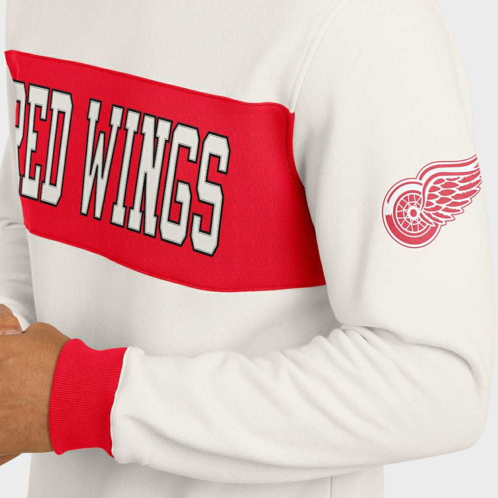 Detroit Red Wings Darius Rucker Collection by Fanatics Colorblock Pullover Sweatshirt - Cream | Fanatics near me