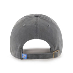 47 brand Oklahoma City Thunder '47 Core Logo Clean Up Adjustable Hat Charcoal