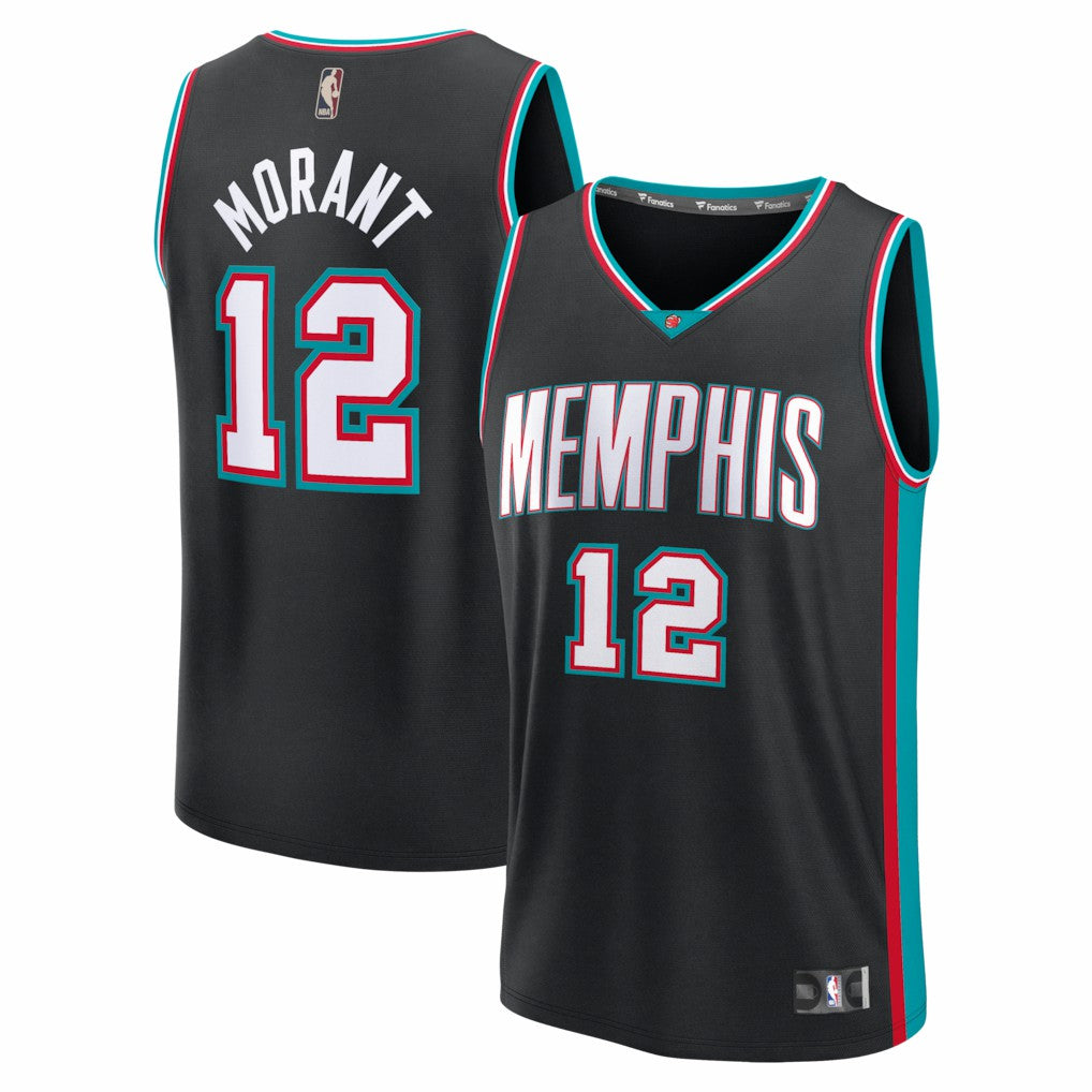 Fanatics Ja Morant Memphis Grizzlies Fastbreak Jersey Classic Edition Black