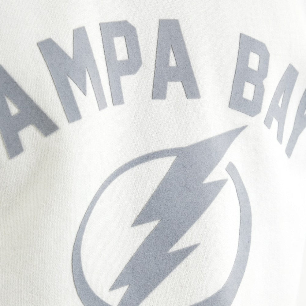 Tampa Bay Lightning Todd Snyder by Fanatics Relaxed Canadian Fleece Crew - Heather Gray | Fanatics on sale