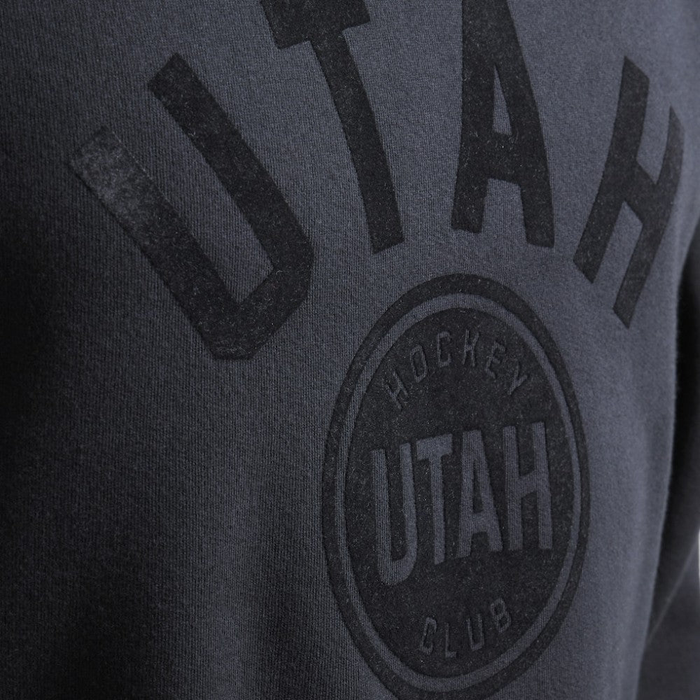 Utah Mammoth Todd Snyder by Fanatics Relaxed Canadian Fleece Crew - Black | Fanatics online