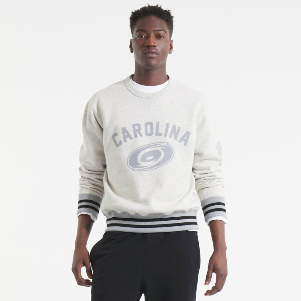 Carolina Hurricanes Todd Snyder by Fanatics Relaxed Canadian Fleece Crew - Heather Gray | Fanatics near me