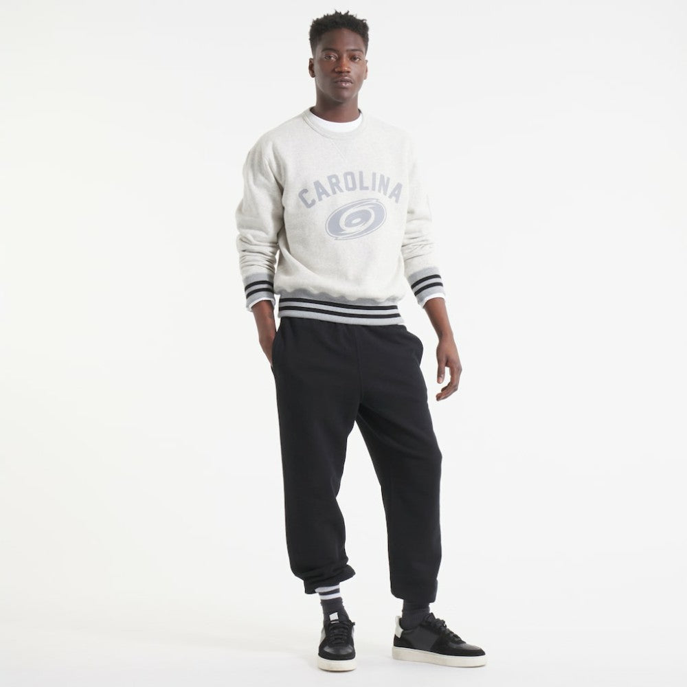 Carolina Hurricanes Todd Snyder by Fanatics Relaxed Canadian Fleece Crew - Heather Gray | Fanatics near me
