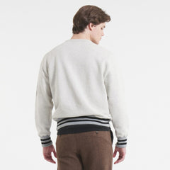 Vancouver Canucks Todd Snyder by Fanatics Relaxed Canadian Fleece Crew - Heather Gray | Fanatics Lifestyle