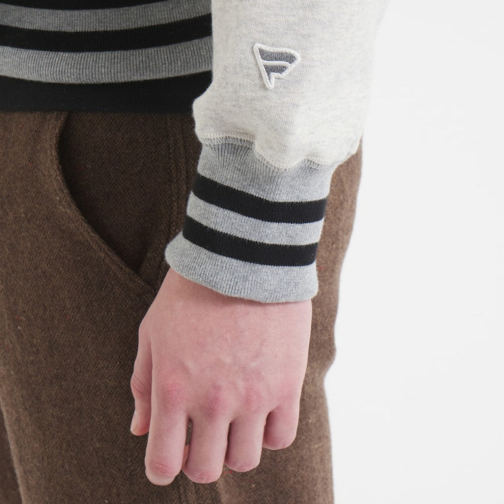 Vancouver Canucks Todd Snyder by Fanatics Relaxed Canadian Fleece Crew - Heather Gray | Fanatics Lifestyle