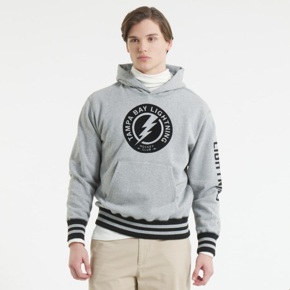 Tampa Bay Lightning Todd Snyder by Fanatics Relaxed Canadian Fleece Hoodie - Athletic Heather Gray | Fanatics online