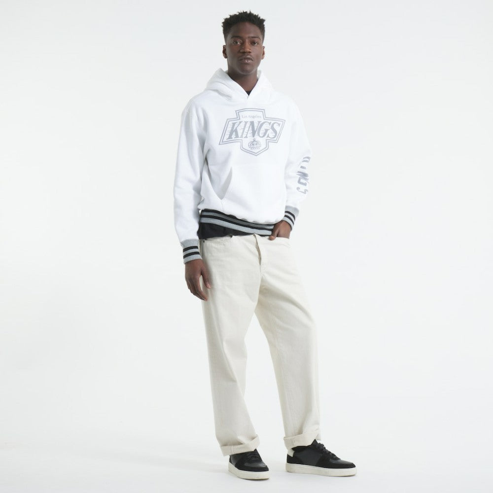 Los Angeles Kings Todd Snyder by Fanatics Relaxed Canadian Fleece Hoodie - White | Fanatics sale