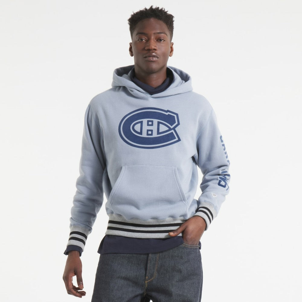 Montreal Canadiens Todd Snyder by Fanatics Relaxed Canadian Fleece Hoodie - Gray | Fanatics sale
